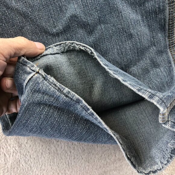 Carhartt Men's Jeans 42x30 Hemmed to 42x25 Relaxed Fit Blue Straight Leg - Picture 9 of 13